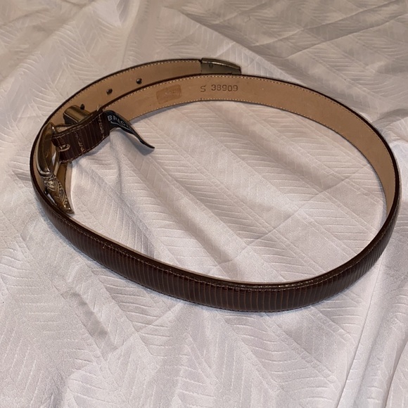 Brighton vintage leather belt size 33.5” - Picture 6 of 17